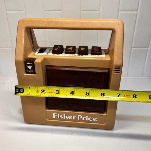 Vintage 1980 Fisher Price Cassette Tape Player TESTED and WORKING - Picture 11 of 11